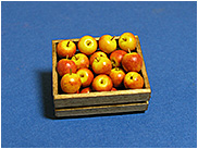 Kiste mit Äpfeln
