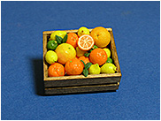 Kiste mit Zitrusfrüchten